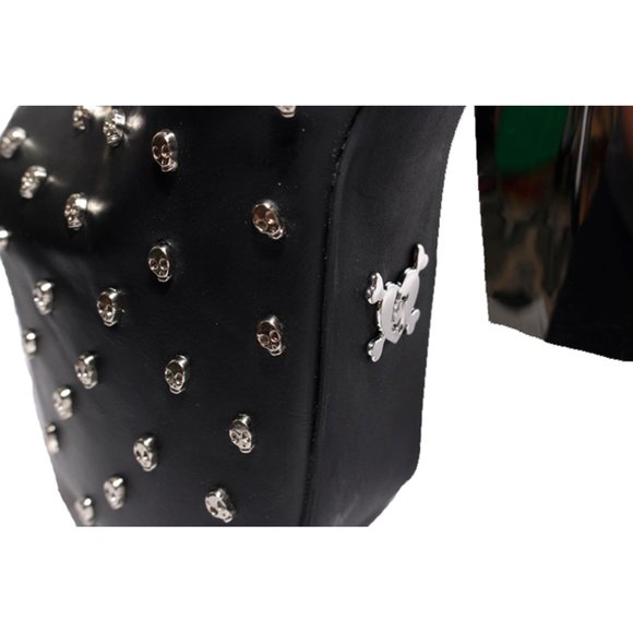 Womens Charla Tedrick Skully Platform Boot - Picture 4 of 5